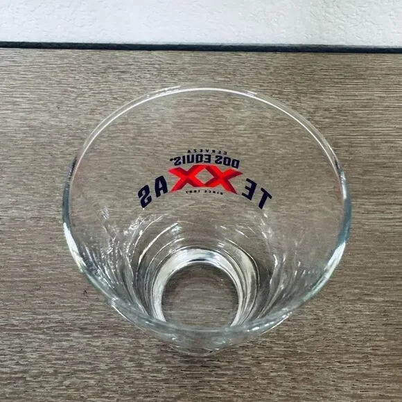 Dos Equis Mexican Beer Cerveza Texas Tall Glass Cup - Picture 3 of 3